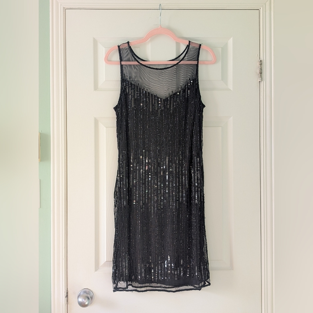 Pisarro Nights Charcoal Sleeveless Gown